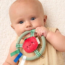 Load image into Gallery viewer, *NEW* Itzy Ring Pal™ - Teething Ring with Plush Character: Taupe Bear