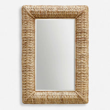 Load image into Gallery viewer, Twisted Seagrass Rectangle Mirror
