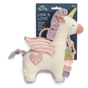 Bespoke Link & Love™ Activity Plush & Teether Toy - Pegasus