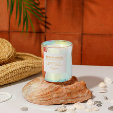 Load image into Gallery viewer, Beach Vacay - Iridescent 8oz Coconut Wax Candle
