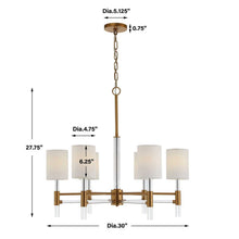 Load image into Gallery viewer, Welkin 6 Light Chandelier