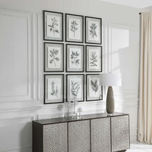 Load image into Gallery viewer, Farmhouse Florals Framed Prints, S/9