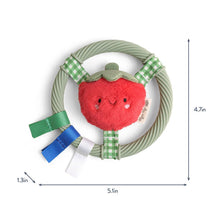 Load image into Gallery viewer, *NEW* Itzy Ring Pal™ - Teething Ring with Plush Character: Taupe Bear