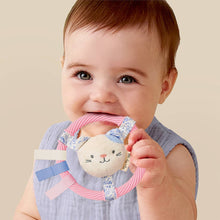 Load image into Gallery viewer, *NEW* Itzy Ring Pal™ - Teething Ring with Plush Character: Taupe Bear