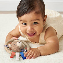Load image into Gallery viewer, *NEW* Itzy Ring Pal™ - Teething Ring with Plush Character: Taupe Bear
