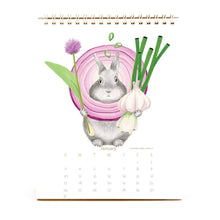 Load image into Gallery viewer, The 2027 Dear Hancock Farmer's Market Bunny Calendar
