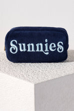 Load image into Gallery viewer, SOL SUNNIES ZIP POUCH, NAVY
