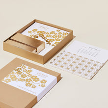 Load image into Gallery viewer, 2027 Special Edition Gold Foil Desk Calendar