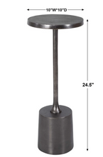 Load image into Gallery viewer, Sanaga Drink Table, Nickel