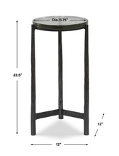 Load image into Gallery viewer, Eternity Accent Table, Gunmetal