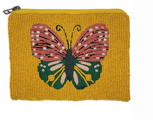 Load image into Gallery viewer, Patterned Butterfly Coin Pouch
