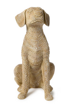 Load image into Gallery viewer, Good Dog Basket Weave Pattern Sitting Dog