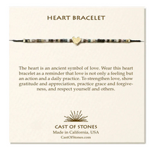 Load image into Gallery viewer, Natural Heart Bracelet