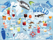 Load image into Gallery viewer, Cocktails of the World Puzzle