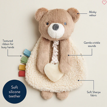 Load image into Gallery viewer, Itzy Friends Lovey™ Plush: Theo the Bear