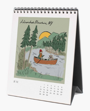 Load image into Gallery viewer, Rifle Paper Co. 2026 Travel Desk Calendar