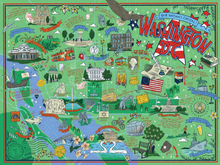 Load image into Gallery viewer, Washington D.C Illustrated Puzzle