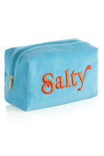 Load image into Gallery viewer, SOL SALTY ZIP POUCH, TURQUOISE
