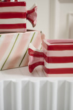 Load image into Gallery viewer, Red Stripe Bonbon Planter