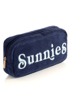 Load image into Gallery viewer, SOL SUNNIES ZIP POUCH, NAVY
