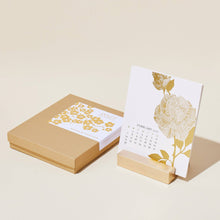 Load image into Gallery viewer, 2027 Special Edition Gold Foil Desk Calendar