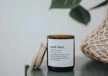 Load image into Gallery viewer, Dictionary Meaning Candles - 'Family' Collection - Friend, Sister, Mom & Bestie