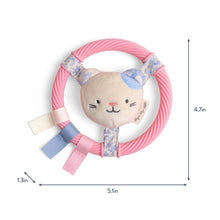 Load image into Gallery viewer, *NEW* Itzy Ring Pal™ - Teething Ring with Plush Character: Taupe Bear
