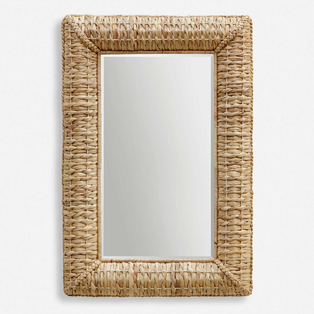 Twisted Seagrass Rectangle Mirror