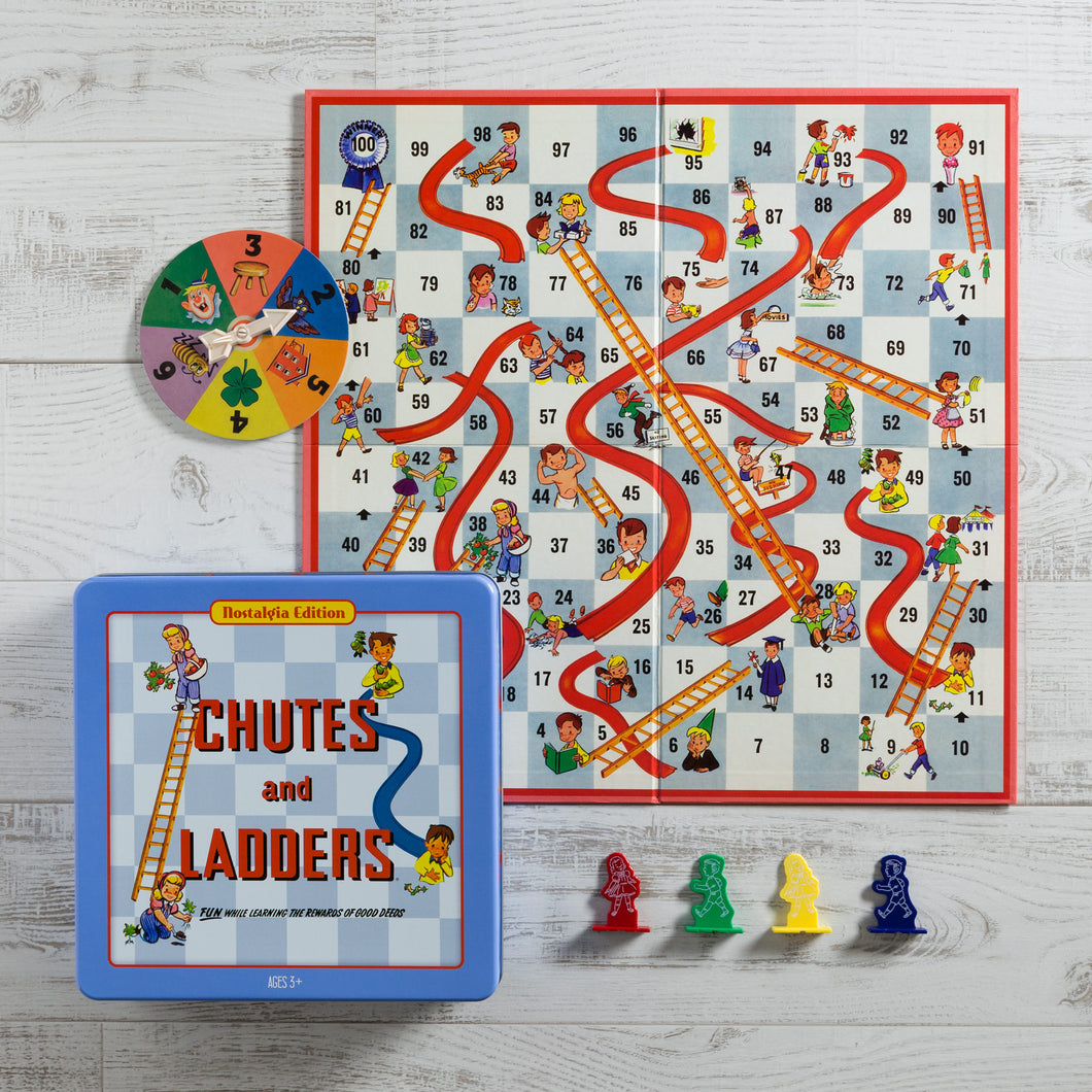 Chutes and Ladders Game Nostalgia Tin
