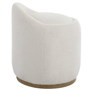 Swirl Swivel Ottoman