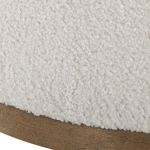 Swirl Swivel Ottoman