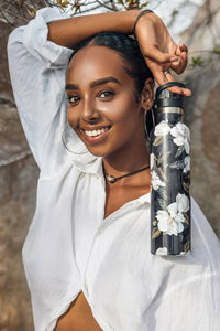 MAGNOLIA Dark Garden 25 oz Insulated Water Bottle : Gift Tube