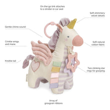 Load image into Gallery viewer, Bespoke Link &amp; Love™ Activity Plush &amp; Teether Toy - Pegasus
