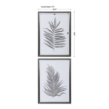 Load image into Gallery viewer, Silver Ferns Framed Prints - Set of 2
