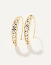 Load image into Gallery viewer, Sparkle Arc Hoop Earrings Small
