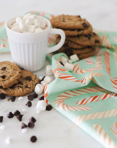 Candy Cane Kitchen Towel