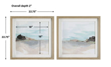Load image into Gallery viewer, Glacial Coast Framed Prints, S/2
