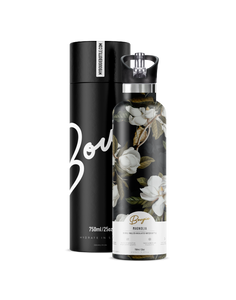 MAGNOLIA Dark Garden 25 oz Insulated Water Bottle : Gift Tube