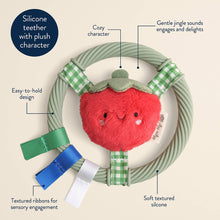 Load image into Gallery viewer, *NEW* Itzy Ring Pal™ - Teething Ring with Plush Character: Taupe Bear
