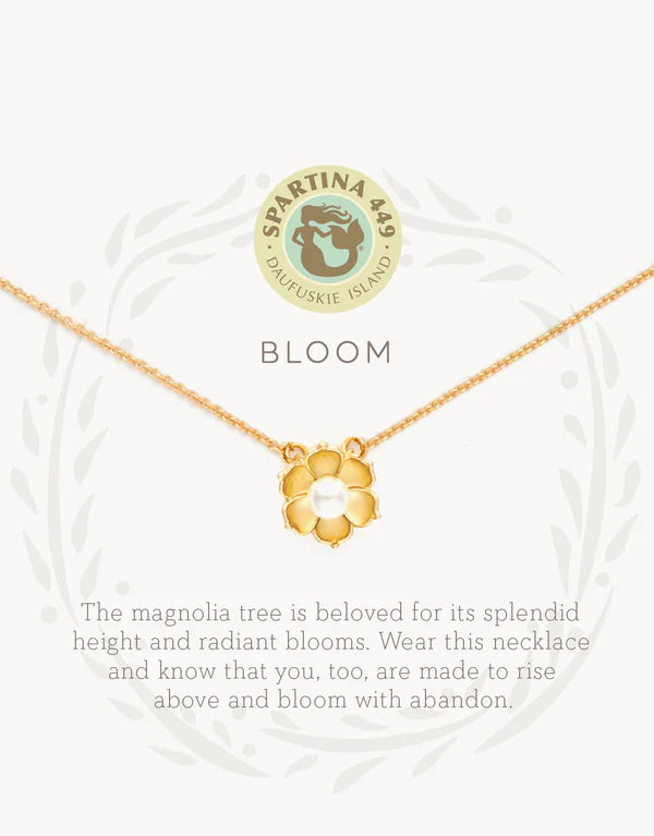 Sea La Vie Have Bloom Magnolia Necklace by Spartina
