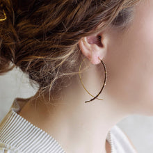 Load image into Gallery viewer, Confetti Beaded Earrings-Sienna, Minimalist, Threader, Hoops
