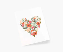 Load image into Gallery viewer, Floral Heart Card
