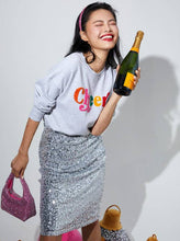 Load image into Gallery viewer, CHEERS SWEATSHIRT, GREY: Extra-large
