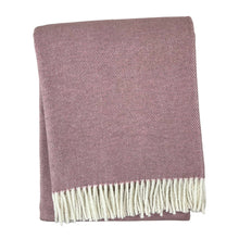 Load image into Gallery viewer, Pixel Design Fringed Throw: Sky With Grey Fringe
