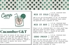 Load image into Gallery viewer, Cucumber G&amp;T Craft Cocktail
