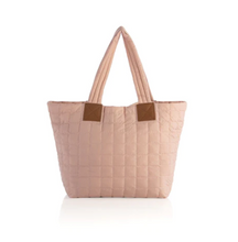 Load image into Gallery viewer, Ezra Quilted Tote - Blush, Ultra Marine &amp; Orange
