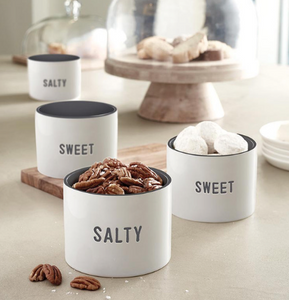 Sweet & Salty Ceramic Bowls - Set of 2