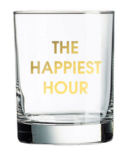 Load image into Gallery viewer, The Happiest Hour Rocks Glass
