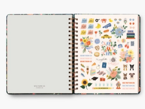 2024 17-Month Large Planner - Peacock