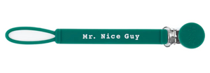 Mr. Nice Guy Pacifier Clip